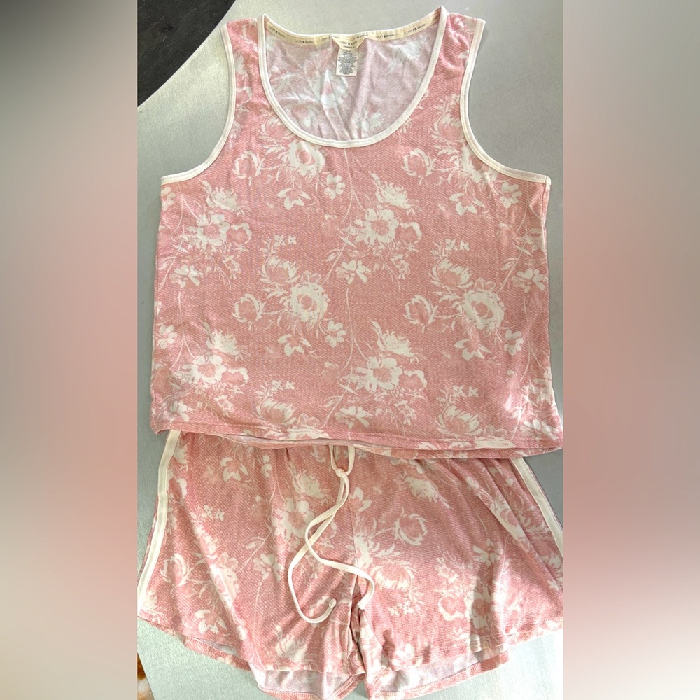 Lucky Brand Floral Pink Sleepwear  Lounge Set XXL